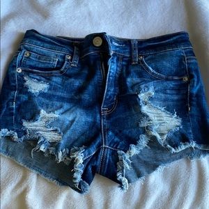 denim summer shorts